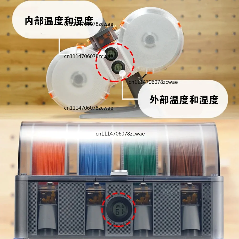 Filament Dry Box AMS Electronic Accessories Temperature Humidity Sensor Long Round Shape for 3D Printer Parts