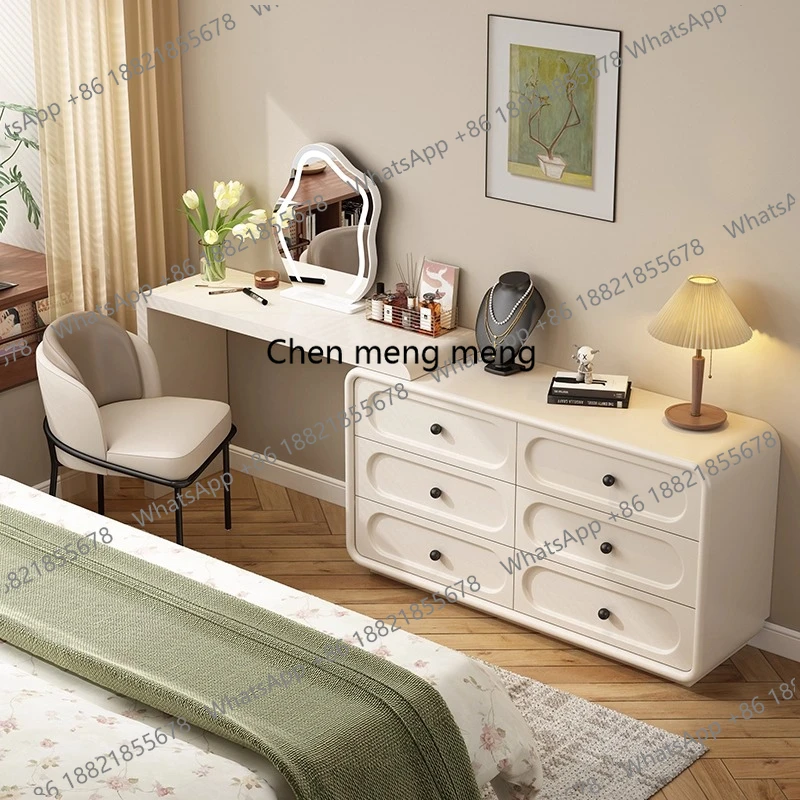 Wooden Apartment Dressing Table Vanity Desk European Luxury Dressing Table Organizers Fashion Schminktische Home Furniture