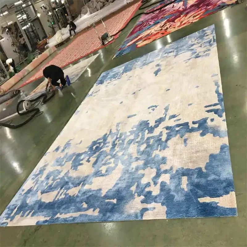 2026 China Factory Colorful Large Hand Tufted Rug Carpet Customized Modern Carpet for Living Room Dinning Room Bedroom Floor Dec