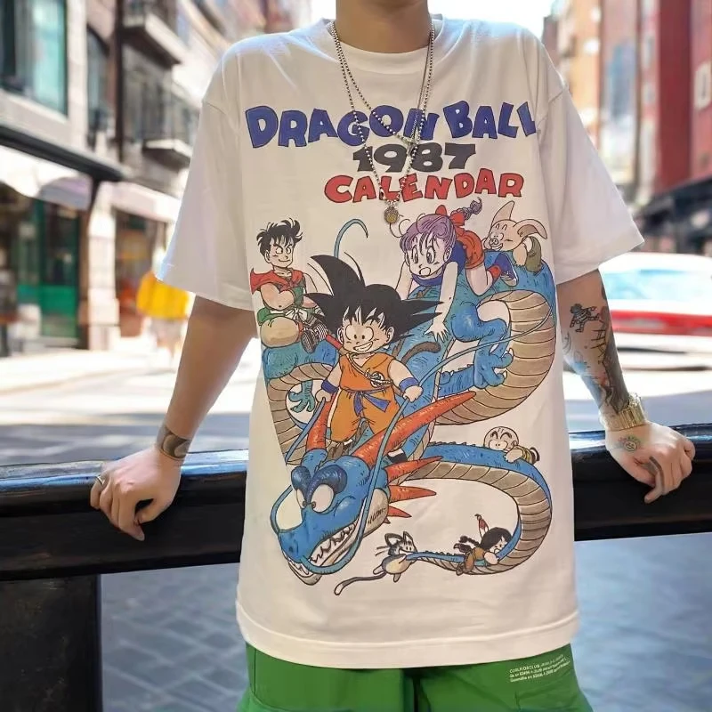 

Dragon Ball Anime Harajuku Print T Shirt Figure Son Goku Cosplay T Shirt Hip Hop Streetwear Men Clothing Tee Tops