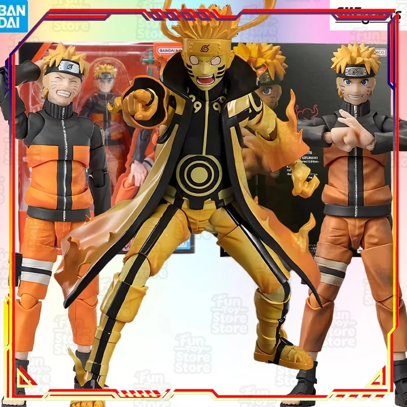 

Bandai Naruto Uzumaki SHF Figuarts Action Figure Model Kit Official Anime Toy Collectible for Boys Gift with Foam Box