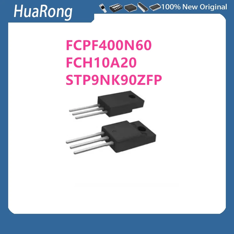 20Pcs/Lot FCPF400N60 400N60 FCH10A20 P9NK90ZFP STP9NK90ZFP  TO-220F