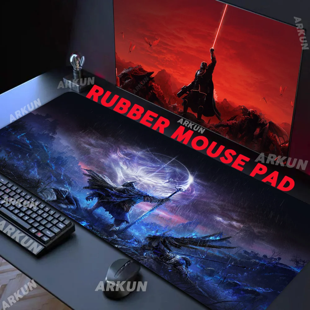 Cool Shadow E-Erdtree Action Soul Adventure E-Elden Games R-Ring Gaming XXL Keyboard Mousepad Desk Mat Gamer Rugs Office Carpet