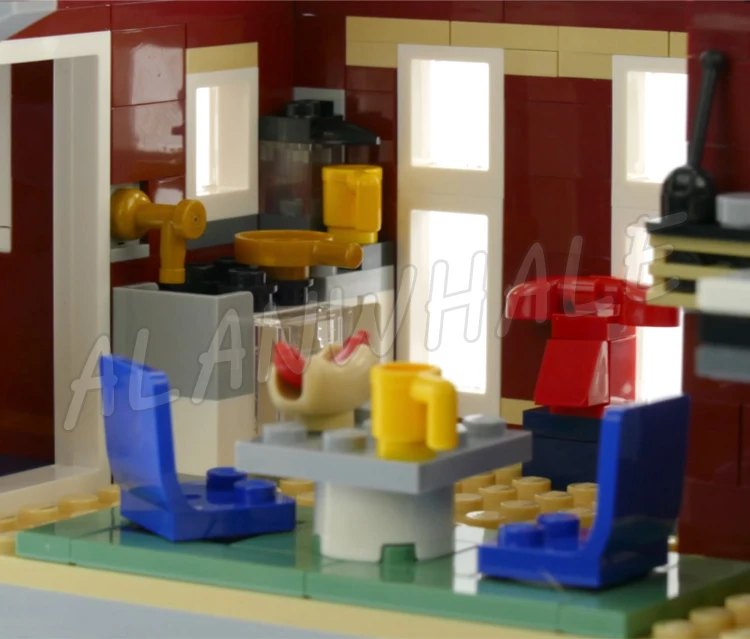 1197 pz Creativo Esperto Villaggio Invernale Stazione di Fuoco Camion Albero Di Natale 11041 Building Blocks giocattoli Compatibile Con Il Modello