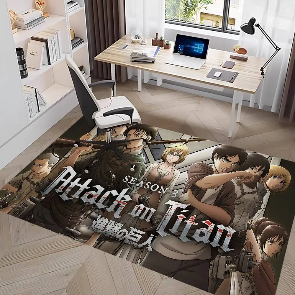 Anime A-Attack On Titans Door Mat Washable Non-Slip Living Room Sofa Chairs Area Mat Kitchen Doormat Area Rug