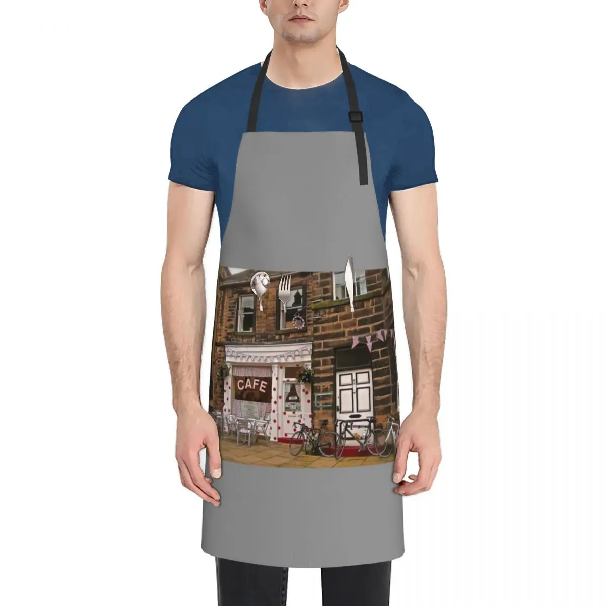 Last Of Summer The Wine 8 Apron Kitchen Front barber uniform men Apron