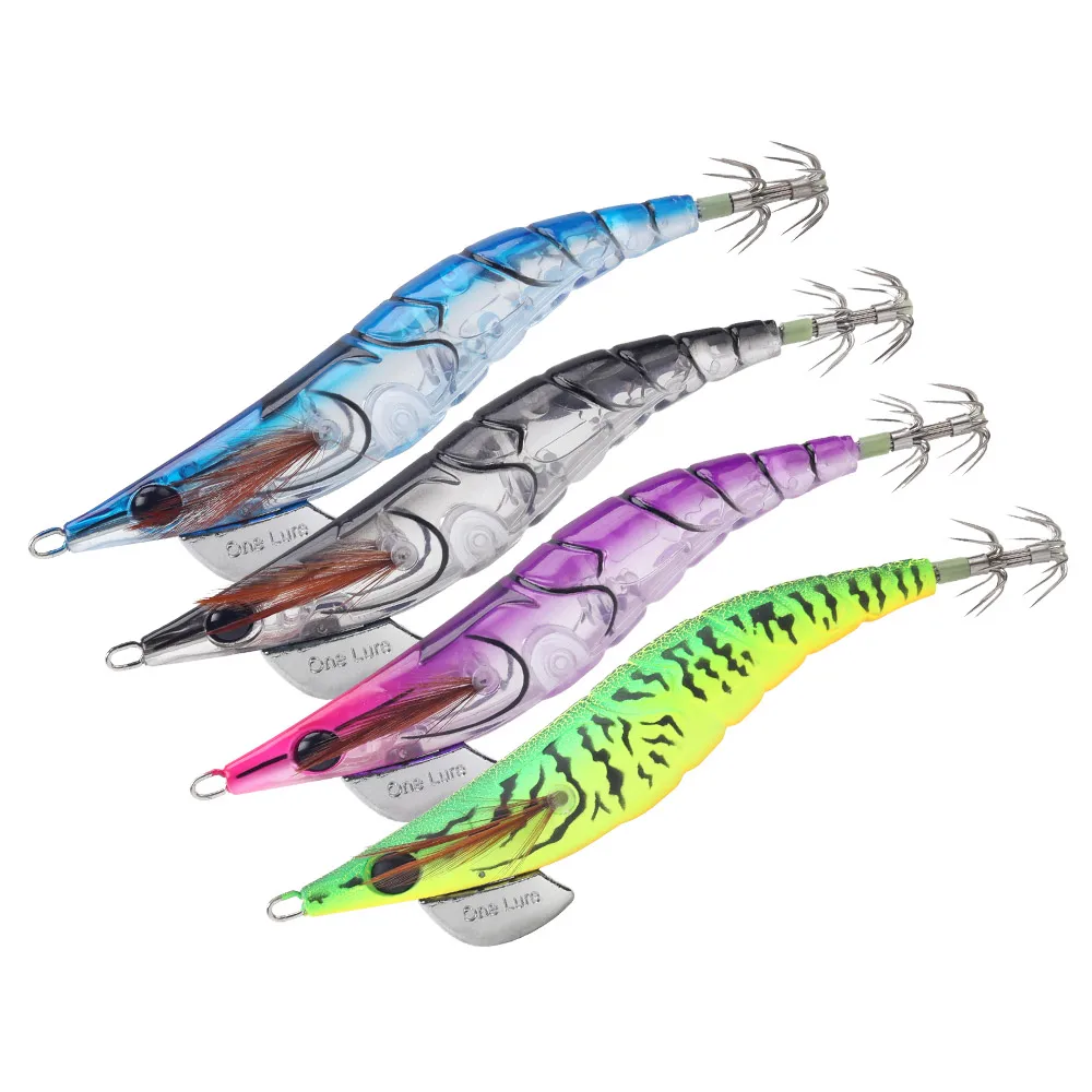 Kingdom 2.5# 3.0# 3.5# EGI Squid Bait Slow Sinking Squid Hooks Sea Fishing Octopus Cuttlefish Luminous Artificial Jigging Lures