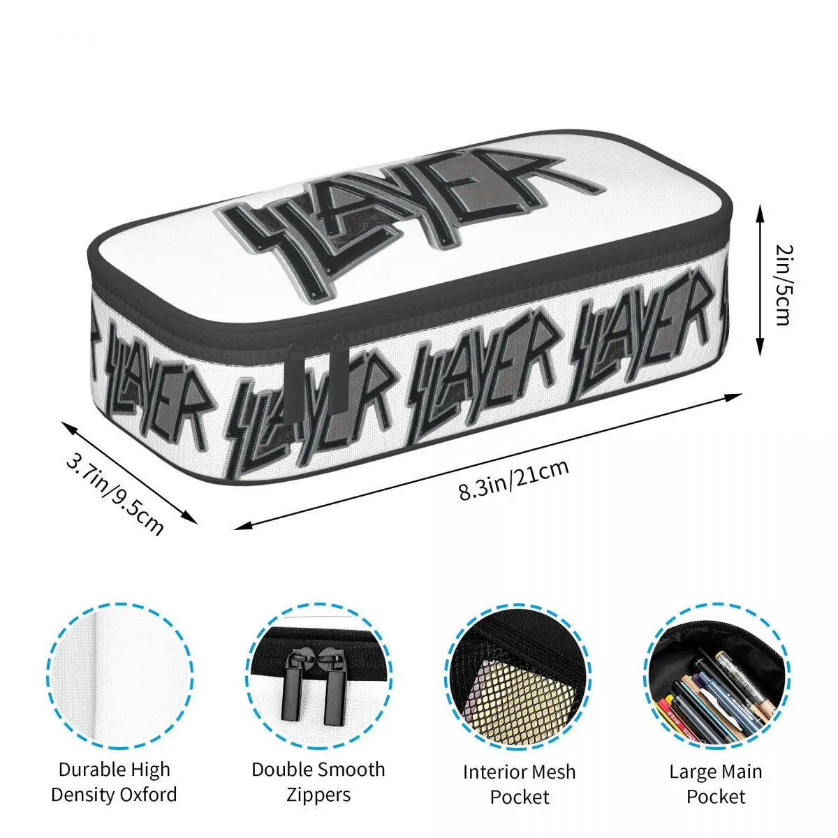 

Пенал с логотипом Slayers, пенал для хранения канцелярских принадлежностей, большая коробка для ручек, сумка-карандаш для детей