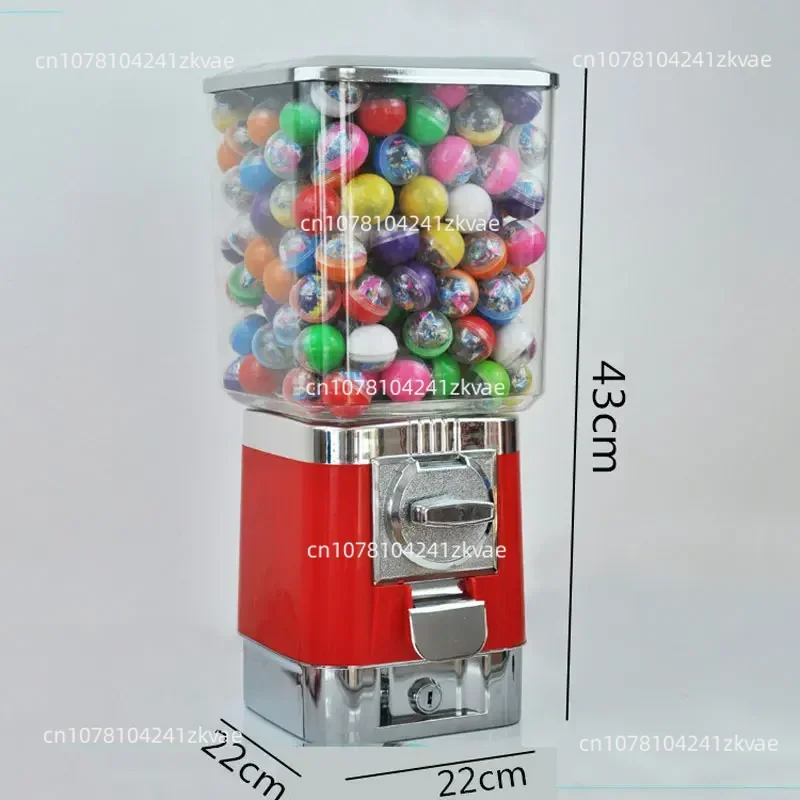 Bounce ball vending machine with coin box GV18F, candy vending machine