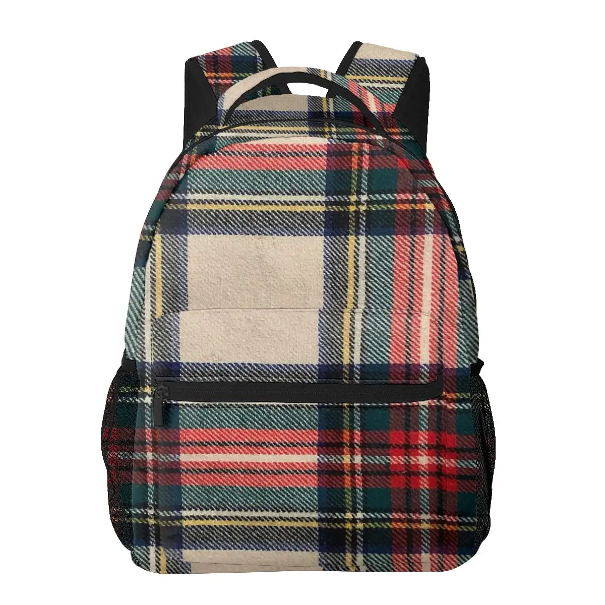 Mochilas infantis Tartan vestido Marshall, mochila para meninos e meninas, mochila escolar, mochila para laptop dos desenhos animados, bolsa de ombro, grande capacidade