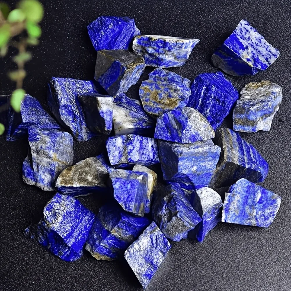 Natural lapis lazuli raw stone, naturally blue, third eye crystal, suitable for home collection and as a holiday gift