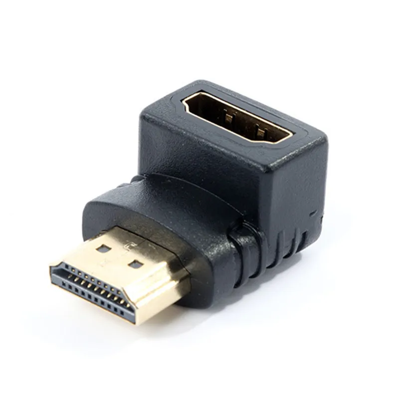 

HDMI-compatible 90 Degree Angle Adapter 1080 HD Male to Female Cable Adaptor Converter Extender for 1080P HDTV