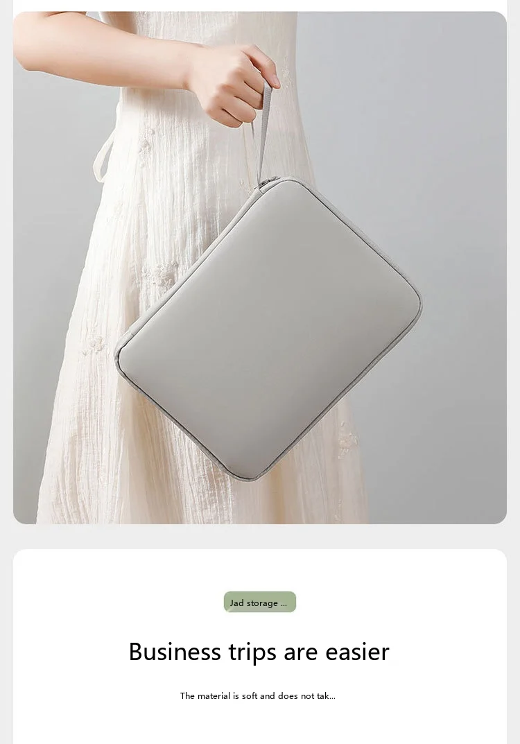 Premium PU Tablet-Hülle 10,9-13,3 Zoll Schutztasche für iPad mit weichem Futter – Detail 9