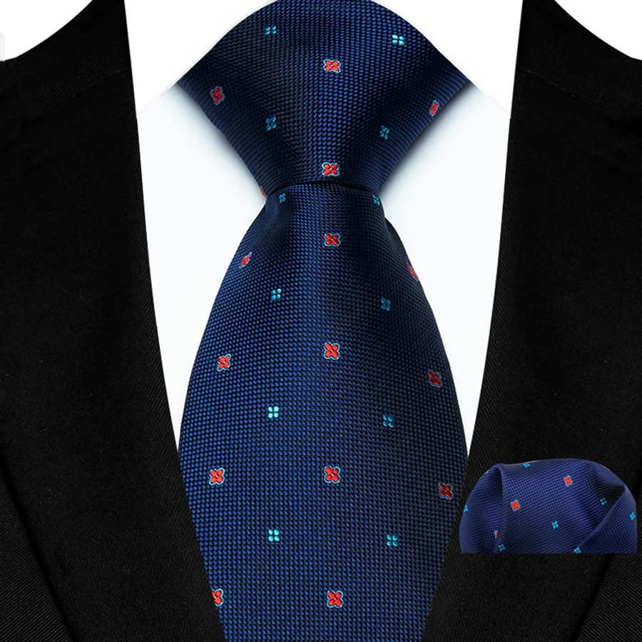 تصميم جديد الأخضر البني الأحمر ربطة العنق مجموعة البوليستر جيب مربع التعادل مجموعة الكلاسيكية البولكا نقطة التعادل للرجال ارتداء اليومي قميص الملحقات