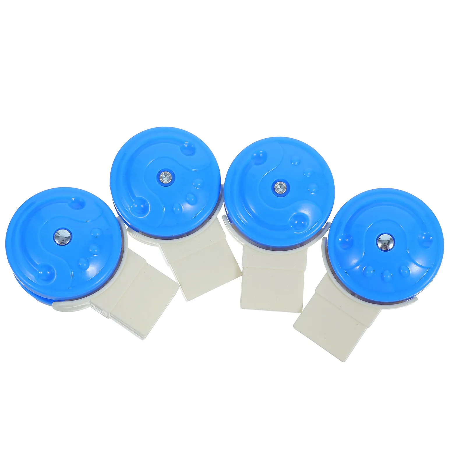 4Pcs Replacement Wheels for Baby Walkers Plastic Swivel Caster Wheels Easy Quick Install Stable Grip on Carpet Tile Pavement