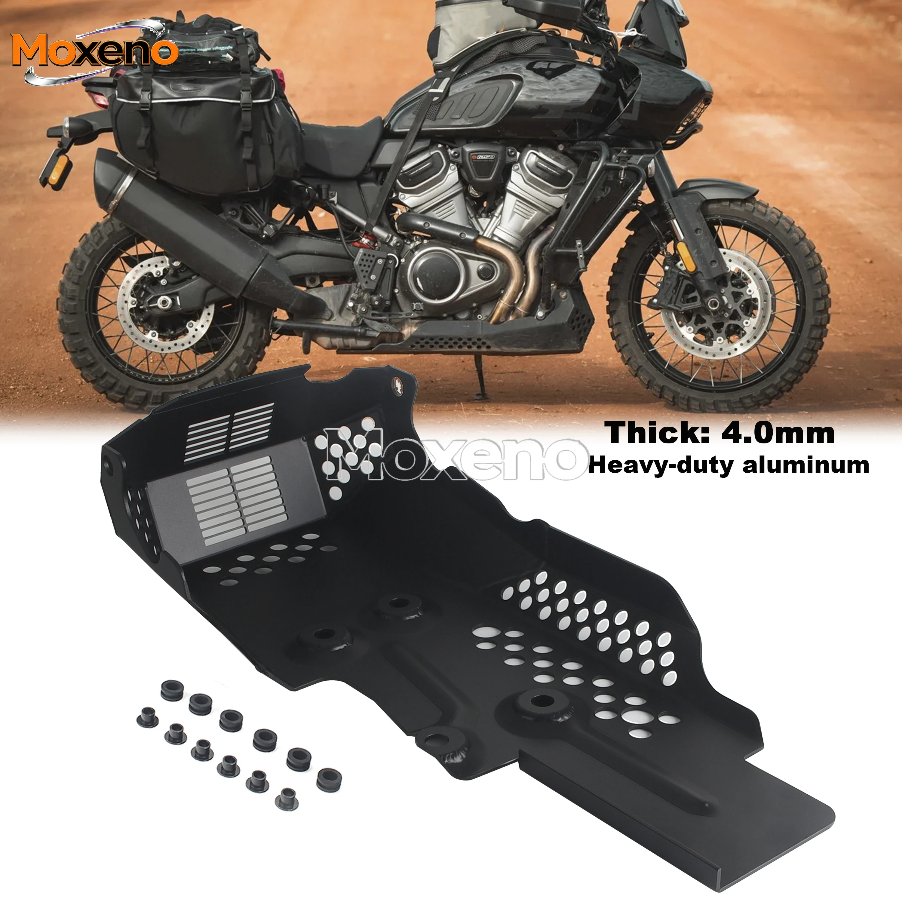 

Motorcycle Bottom Skid Plate Frame Engine Chassis Protection Guard For Harley Pan America 1250 RA1250 2021-24 CVO RA1250SE 2024
