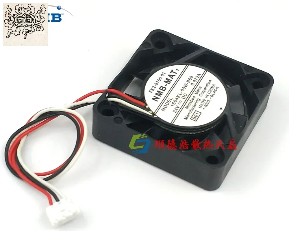 

Ltsf For NMB 1604KL-05W-B69 B01 DC 24V 0.072A 40x40x10mm 3-Wire Server Cooling Fan
