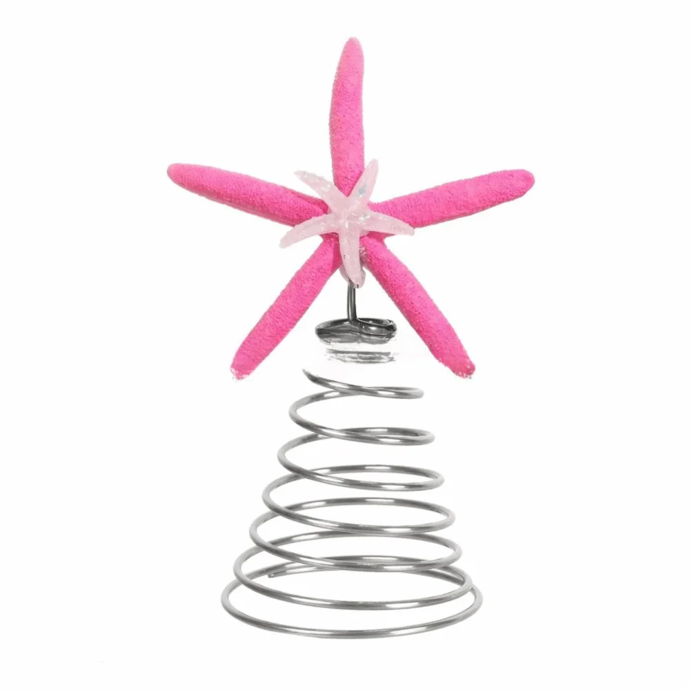 

Iron Festive Starfish Decor Handmad Collectible Star Treetop Decorations Crafts Display Starfish Treetop Ornament