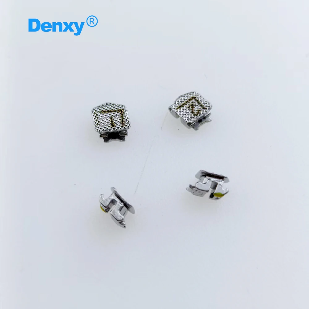 Denxy 24 Stück/Set Kieferorthopädische Passive Selbstligierende Brackets Hochwertige Metall-Zahnspangen für Kieferorthopädische Behandlung – Detail 2