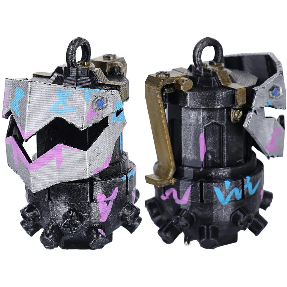 Arcane Jinx Grenade sleutelhanger cosplay hanger kostuum rekwisieten tas hanger 2024 spel LoL TV 2 Halloween carnaval cadeau accessoire