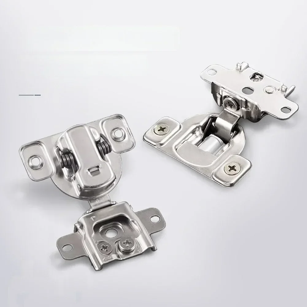 1/2/4pcs Inward Opening Damping Hinge Silent Buffer Closure Adjustable Spring Hinge Built-in Hydraulic Damping Door Positioning