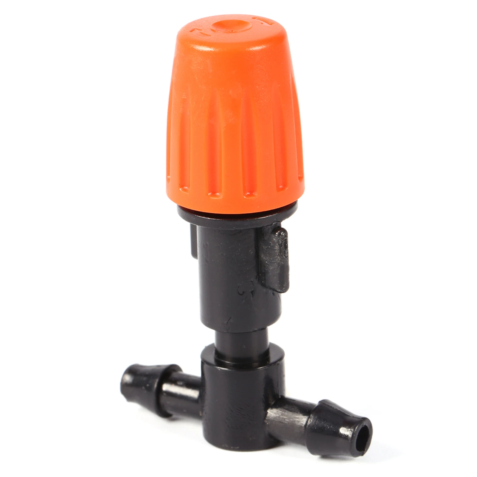 Adjustable Irrigation Spray Nozzle Plastic Plant Misting Atomizing Sprinkler with Tee Connector for Garden Drip Irrigation