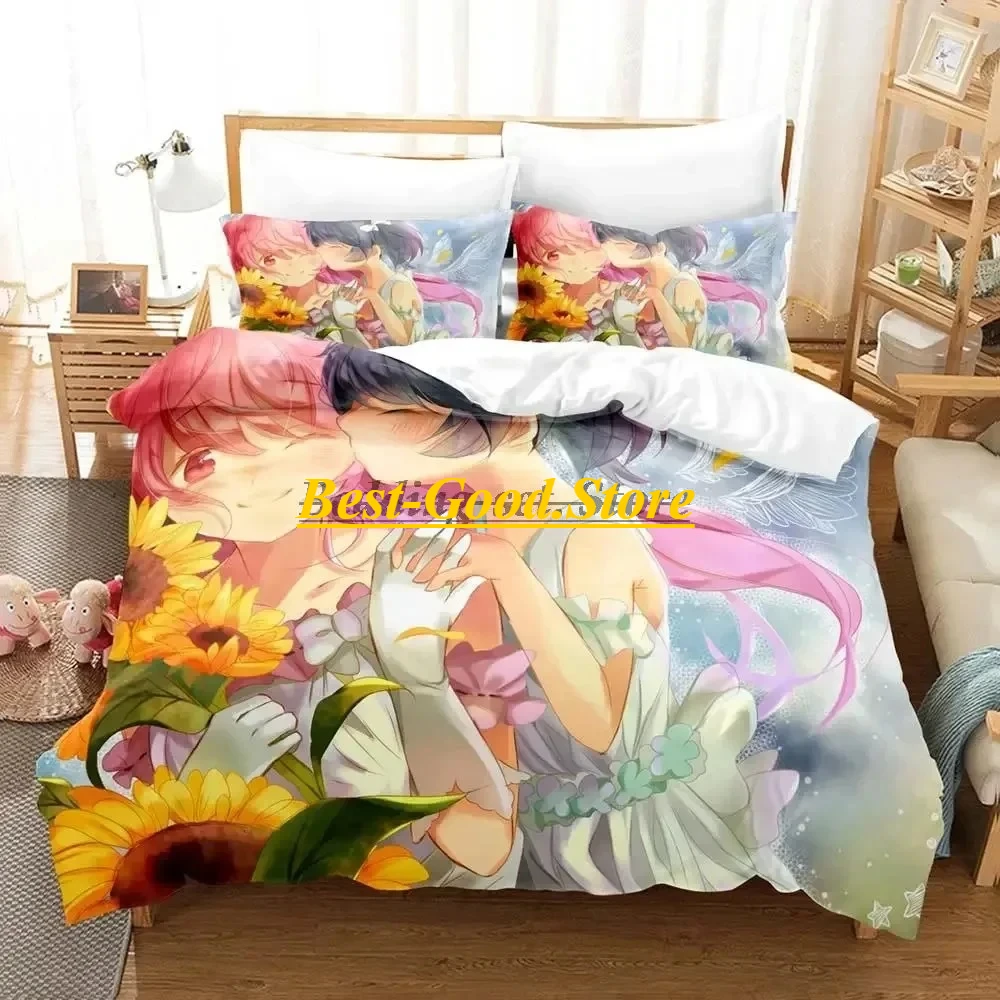 

2023 Happy Sugar Life Bedding Set Duvet Cover Sheet Printed Bed Set Pillowcase Bed Full Queen King Size Comforter Bedroom