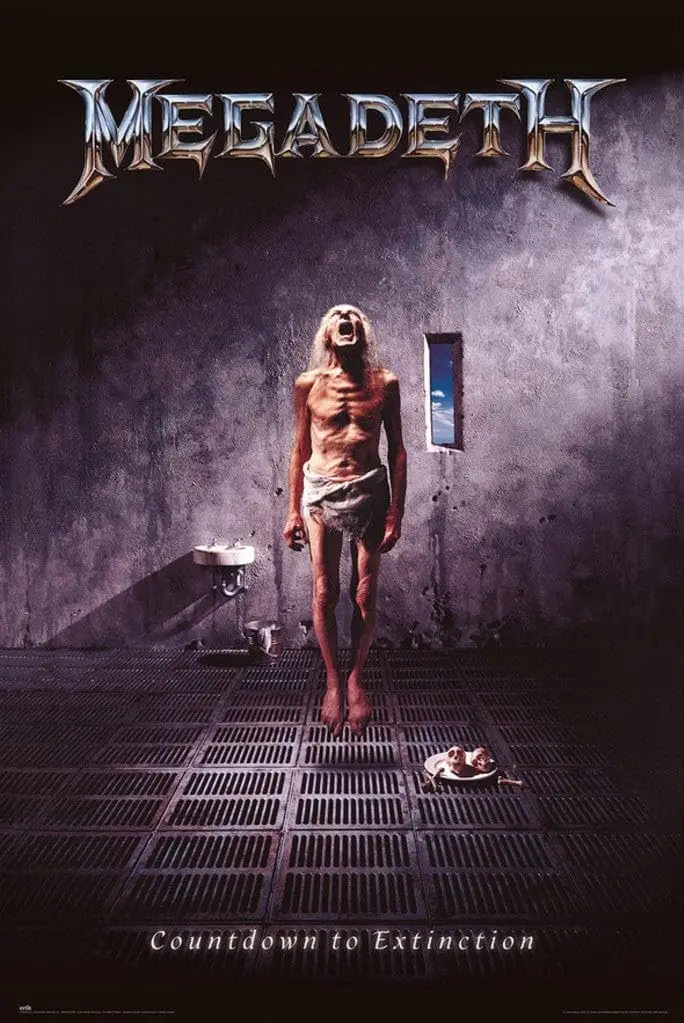 Megadeth - Music Poster (Album Cover: Countdown To Exctinction)