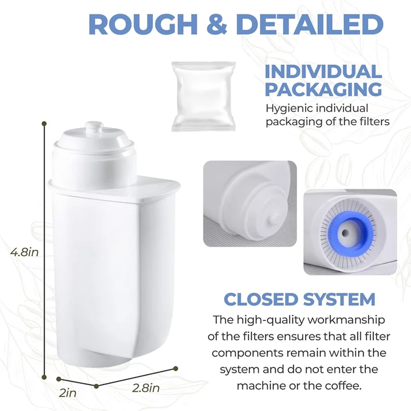 ABLE-Filtro per macchina da caffè per filtro acqua TCZ7003 per filtro per macchina da caffè BRITA per filtro per macchina da caffè SIEMENS