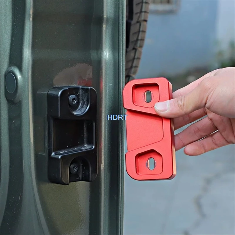 For BAW 212 T01 2024 + Car Style Rear Tail Door Limiter Sinking Lock Striker Anti Rattle Cover Protector Decoration Accessories