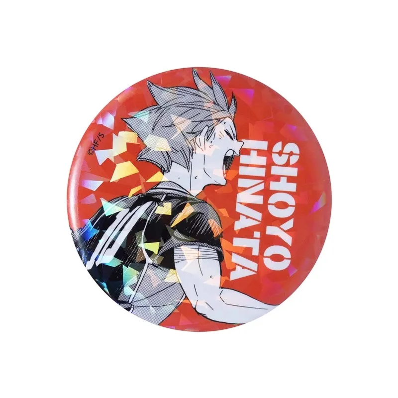 58 مللي متر أنيمي Haikyuu Takeda Ittetsu Ukai Keishin Yui Michimiya تأثيري حلي شارة دبوس SPTE صفيح بروش الدعامة هدية عيد الميلاد #6