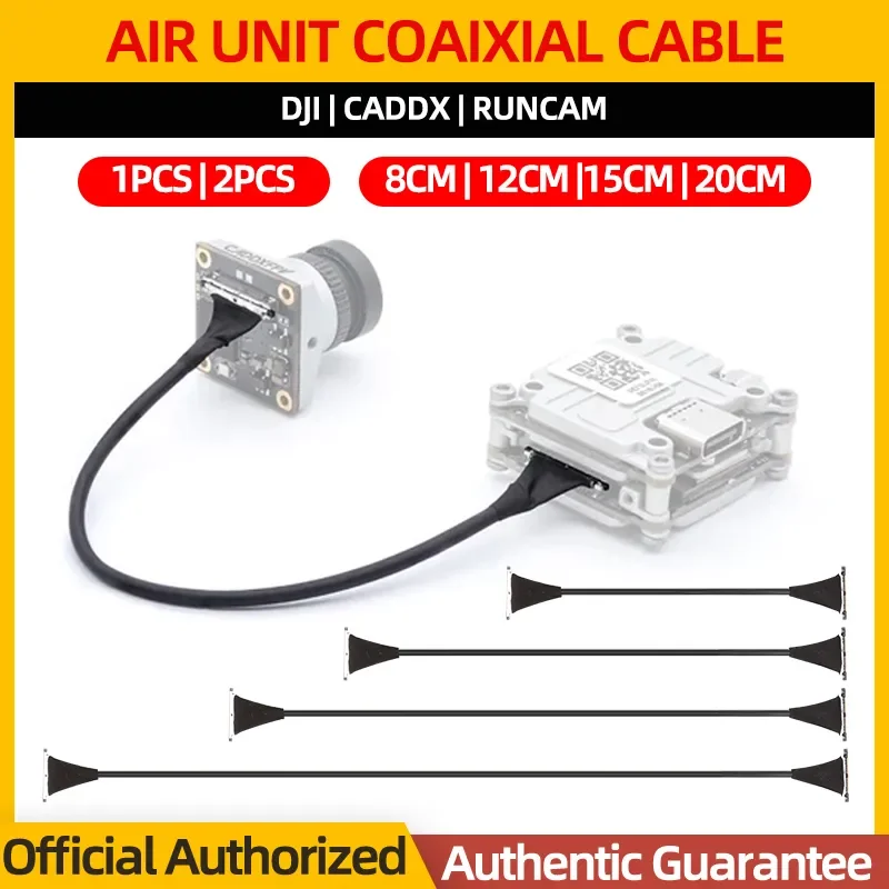 1/2 szt. Kabel koncentryczny jednostki powietrznej Caddx DJI Runcam kamera Air Unit 8/12/15/20cm dla DJI Caddx Vista Polar Nebula Runcam Phoenix HD