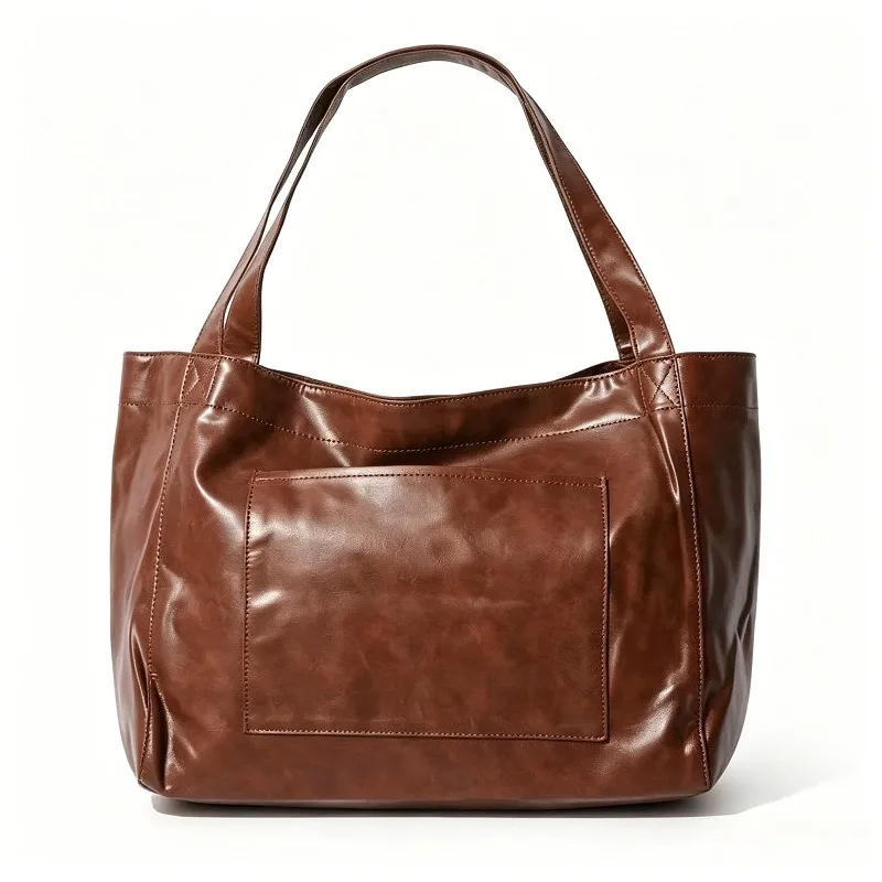 

Women's Shoulder Tote Bag Large Capacity Soft Faux Leather Casual Daily Shopping Travel Bag