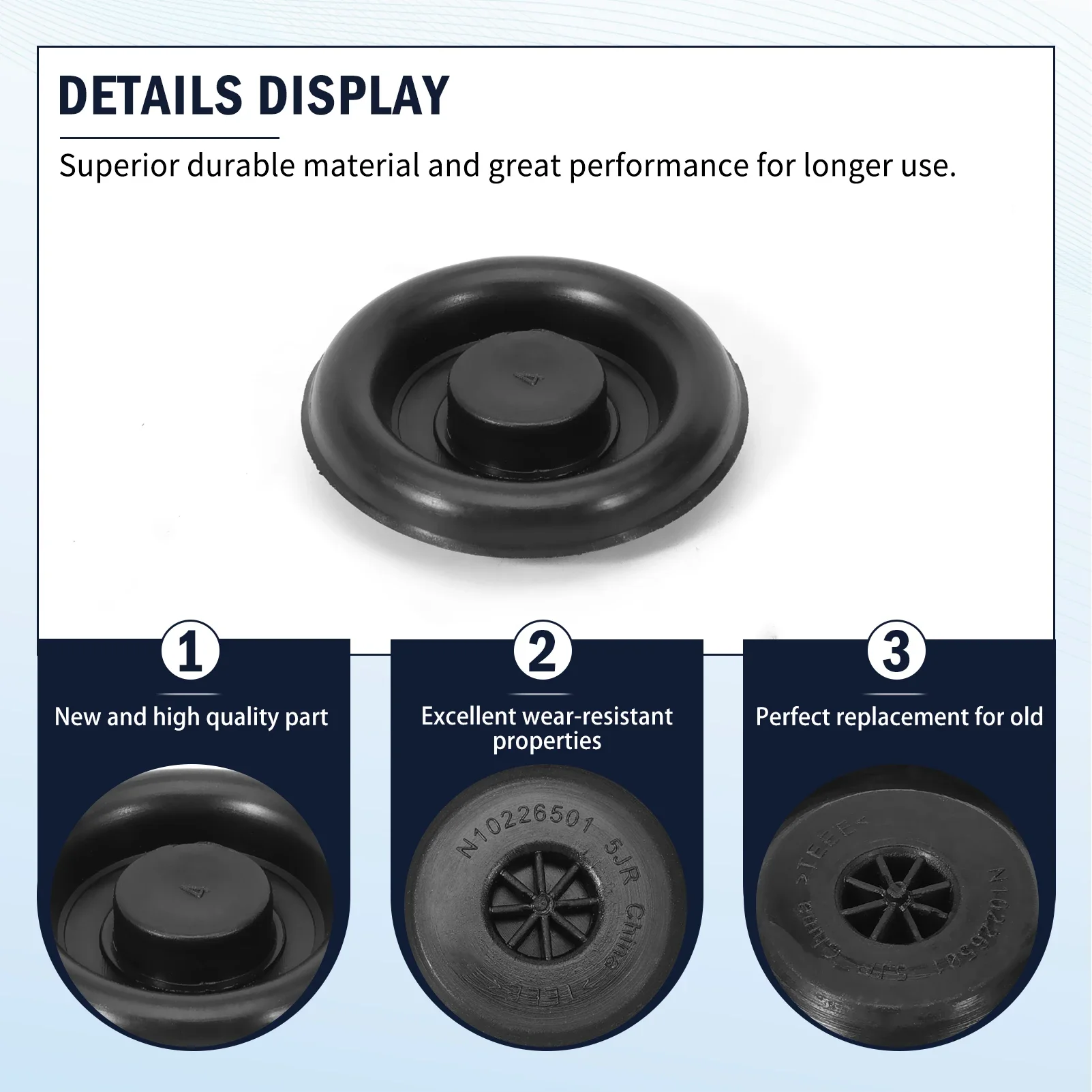 10 x Car Floor Tray Chassis Plug Cover for Audi Seat VW 4 5 6 7 Passat B5 B6 B7 Jetta Polo Caddy Skoda Octavia 2 n10226501 30 mm
