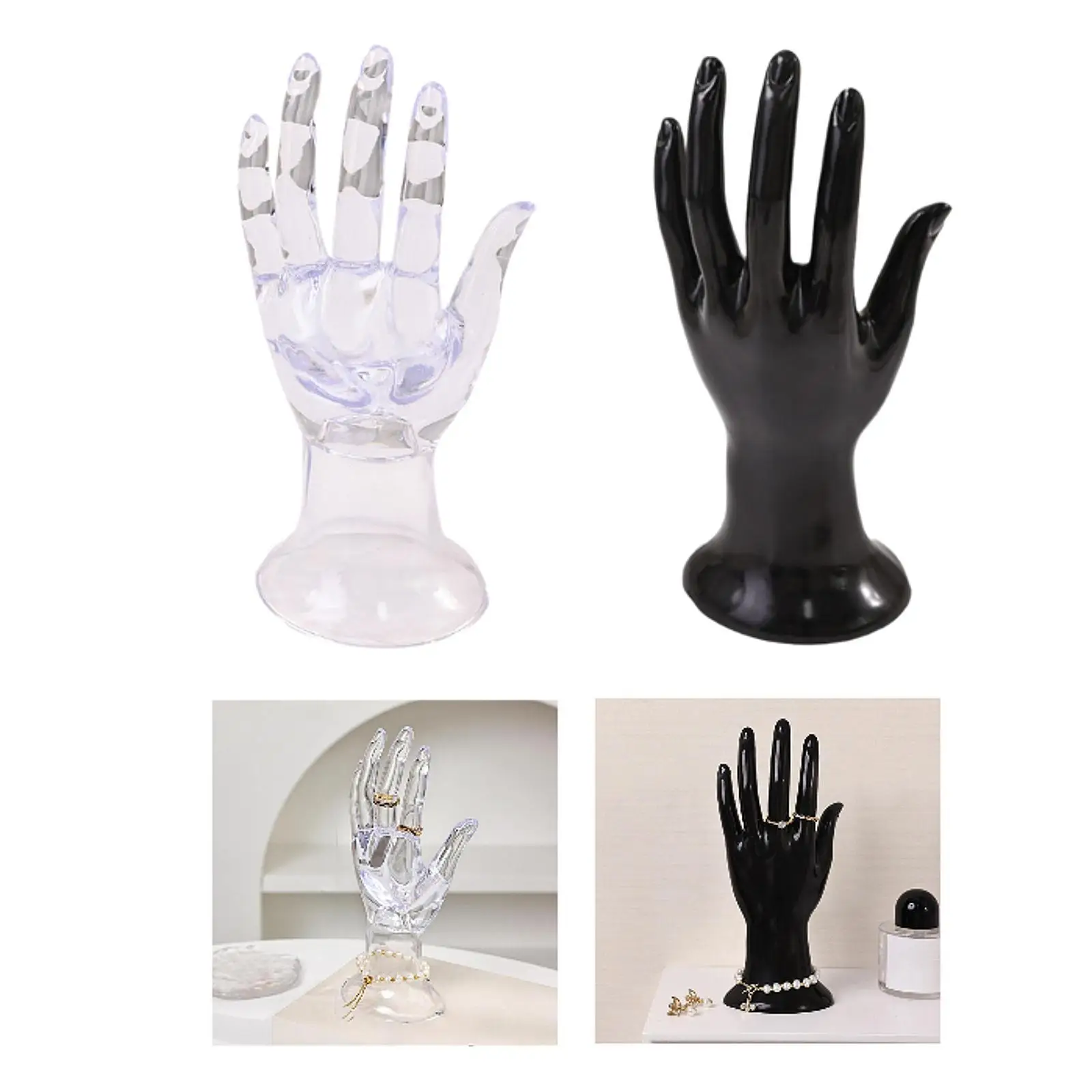 

Ring Holder Hand Model Jewelry Display Holder for Desk Shops Dresser Table