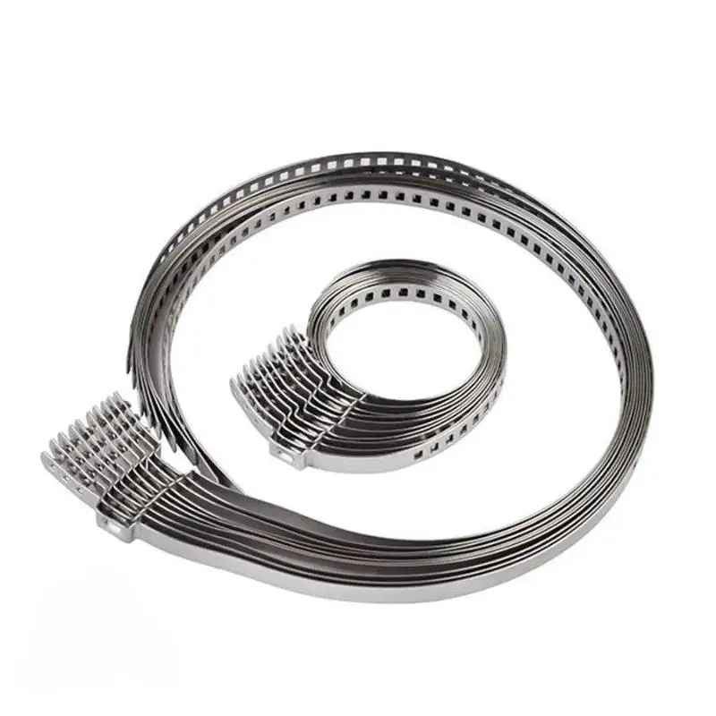 10Pcs Universal CV Joint Boot Crimp Clamp Kit Stainless Steel Driveshaft Axle Clamps for Auto DIY Repair Maintenance