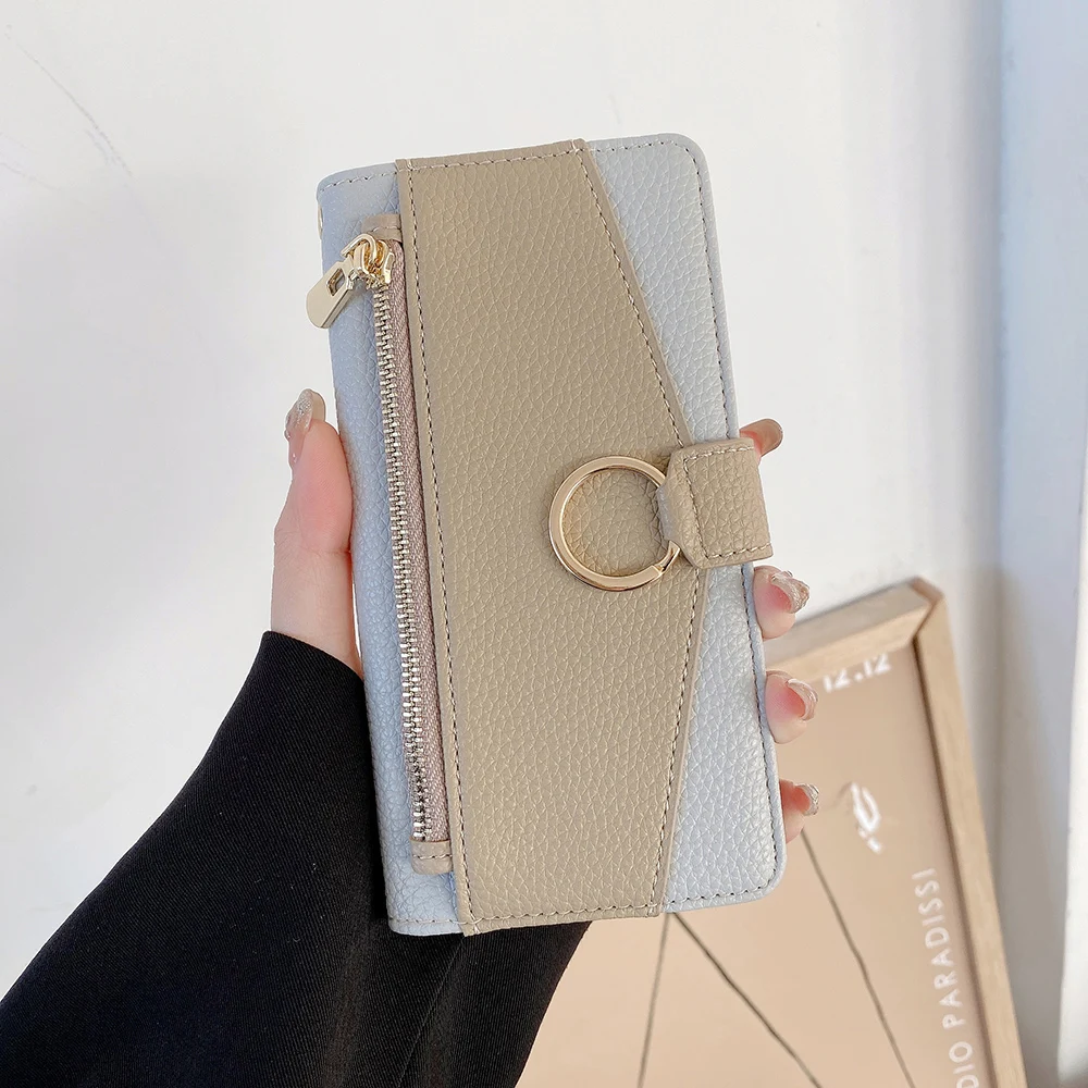 Wallet Phone Case PU Leather For Xiaomi 17 Ultra Pro Max 17T 15T 14T 13T 12T 11T Pro 5G Zipper Multi‑Card Slots Flip Stand Cover