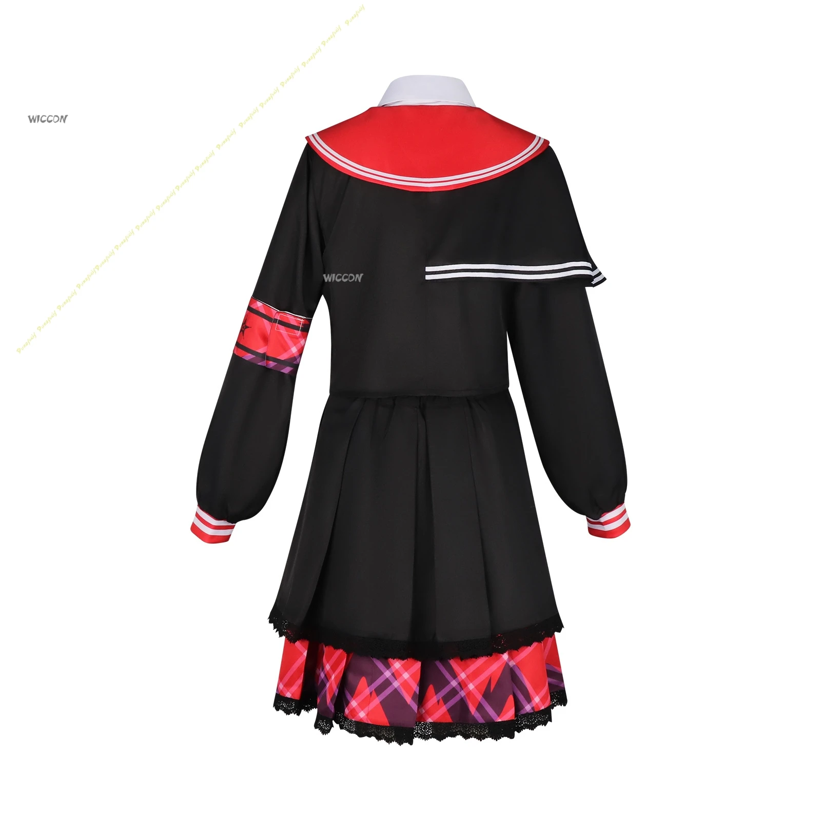 Disfraz de Anime Nikaidō Hiro para niñas, zapatos de vestir, traje mágico negro Y2k, uniforme escolar para fiesta, escenario, diario, Navidad y Halloween