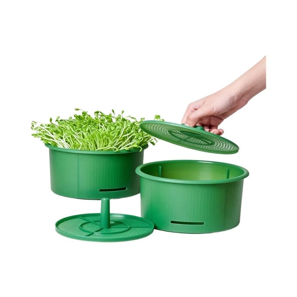 Bean Sprouter Sprouting Trays For Healthy Meals Effortless Gardening Compact Design Moisture Retention For Mung Beans