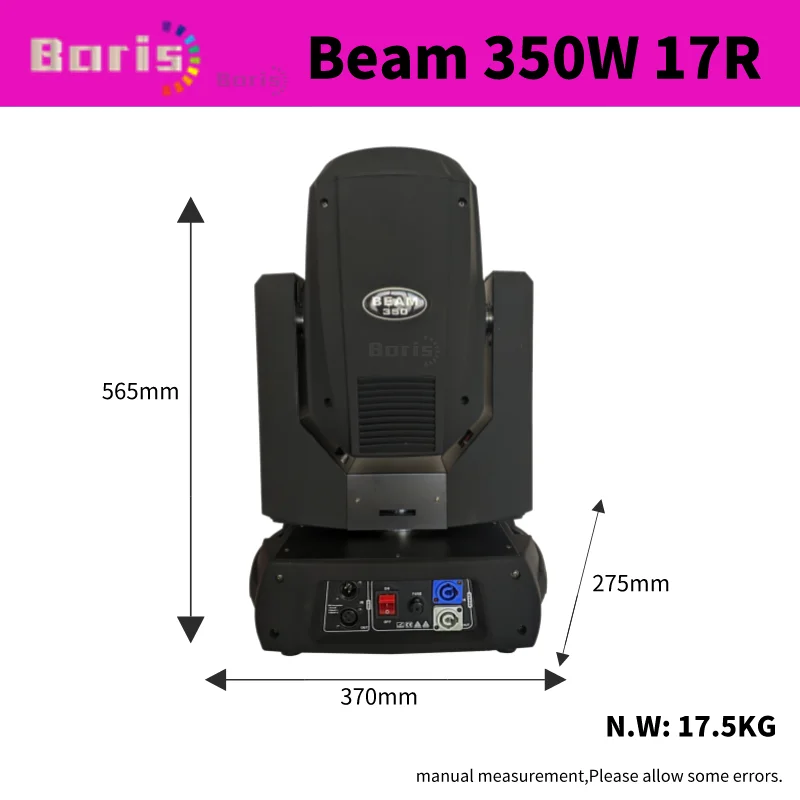 Beam 17R 350W Moving Head Lighting Colour DMX Control Satge Lights For DJ Disco Performance Wedding Nightclub Satge Light