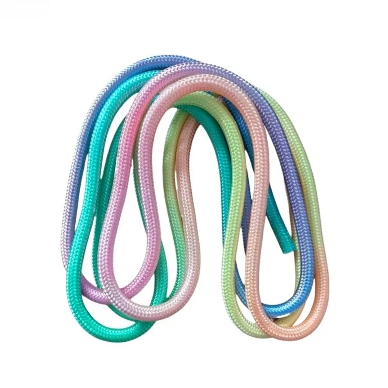 

Gymnastics Arts Rope Jumping Rope Exercise Fitness Rainbow Color Sports Training Rope Sport Tool