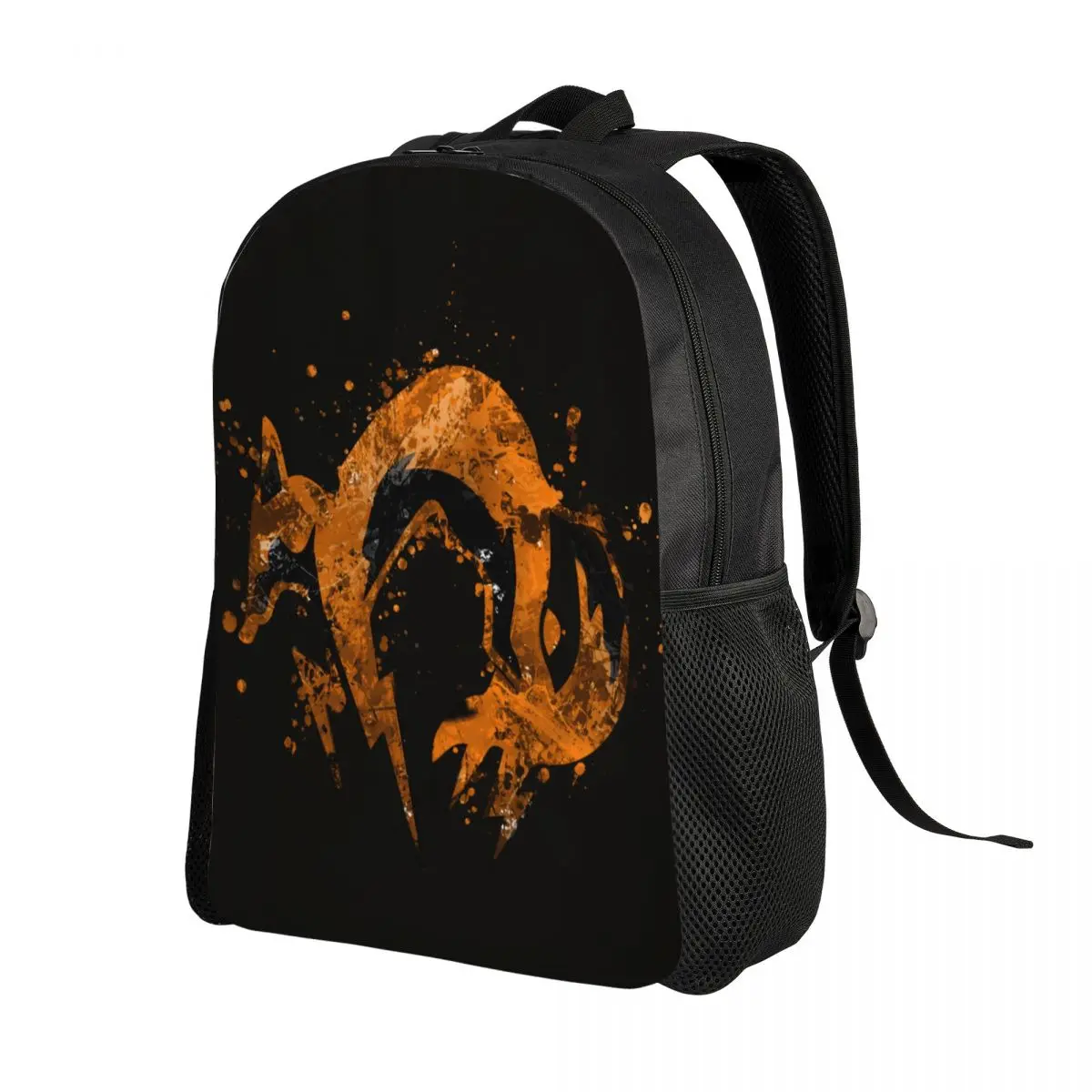 Customized Metal Gear Solid Fox Hound Logo Laptop Backpack Women Men Fashion Bookbag School College Students Video Game Gift Bag