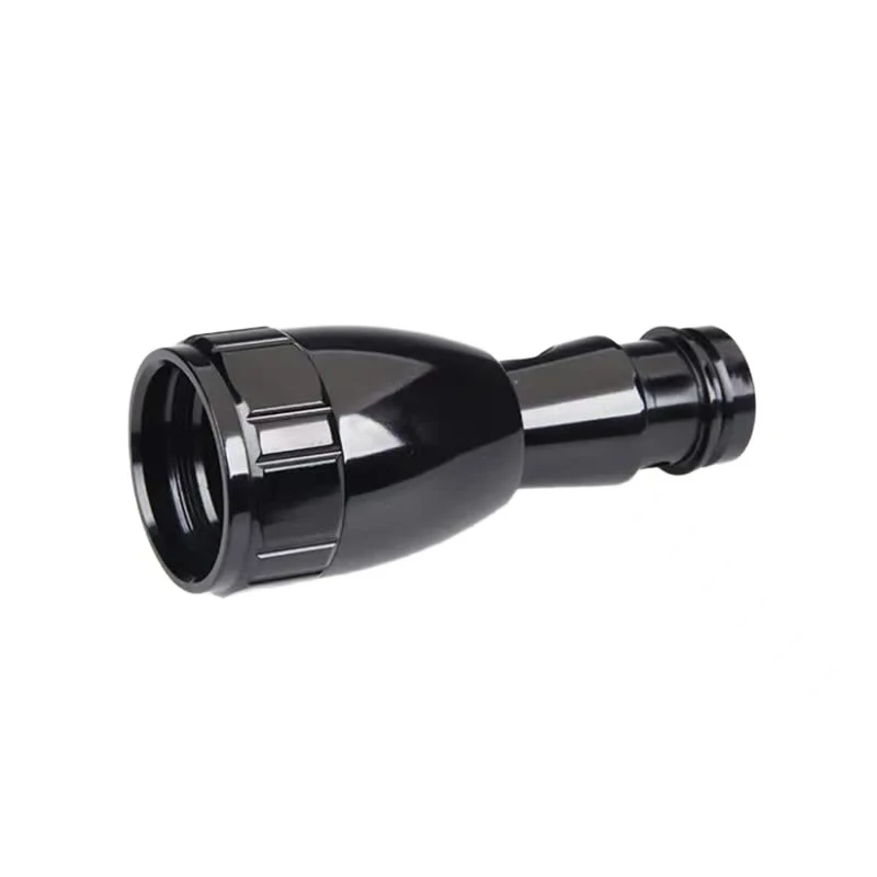 

CNC plastic gardening water pipe fittings Black quick-connect faucet fittings Adapter Connecting water connection fittings
