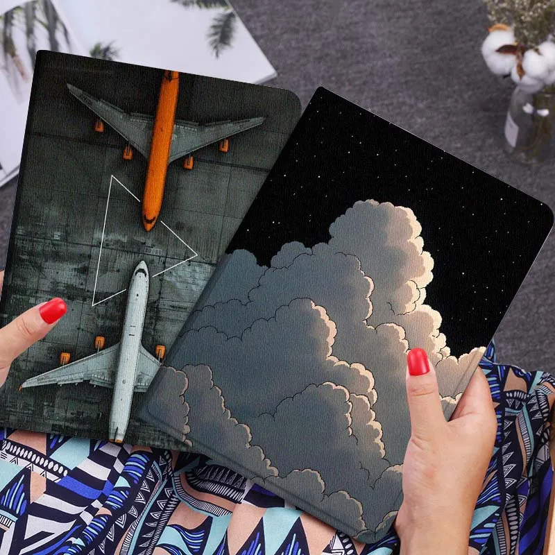 

Starry Night Clouds View Gift Tablet Case For Lenovo Xiaoxin Legion Pad Tab Pro GT Y700 Gen4 2 11 P11 M10 K10 3rd Plus Gen