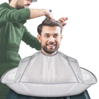 Foldable Salon Hair Cutting Cape Cloak Umbrella Cape Adult Beard Shave Hair Barber Salon Stylists Cutting Apron Hairdressing Cap