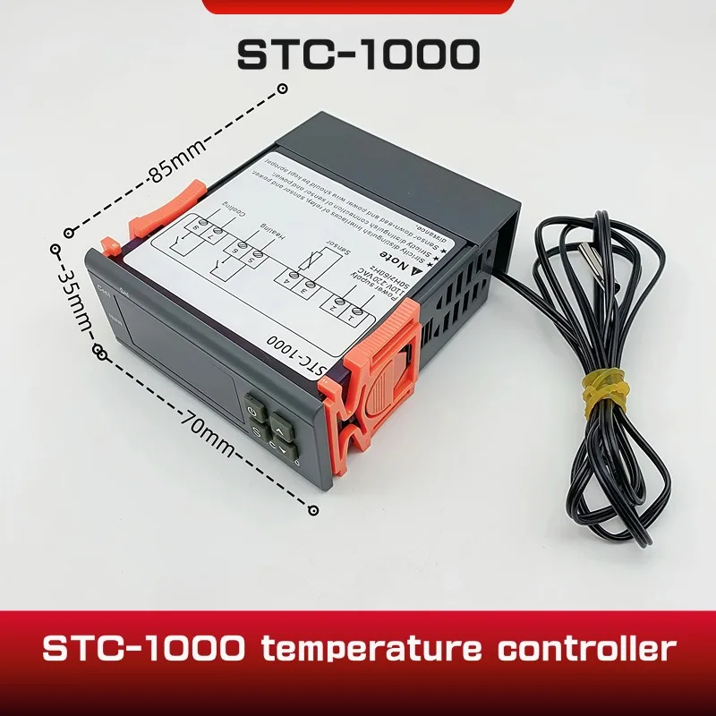 STC-1000 STC 1000 LED Digital Thermostat for Incubator Temperature Controller Thermoregulator Relay Heating Cooling 12V 24V 220V