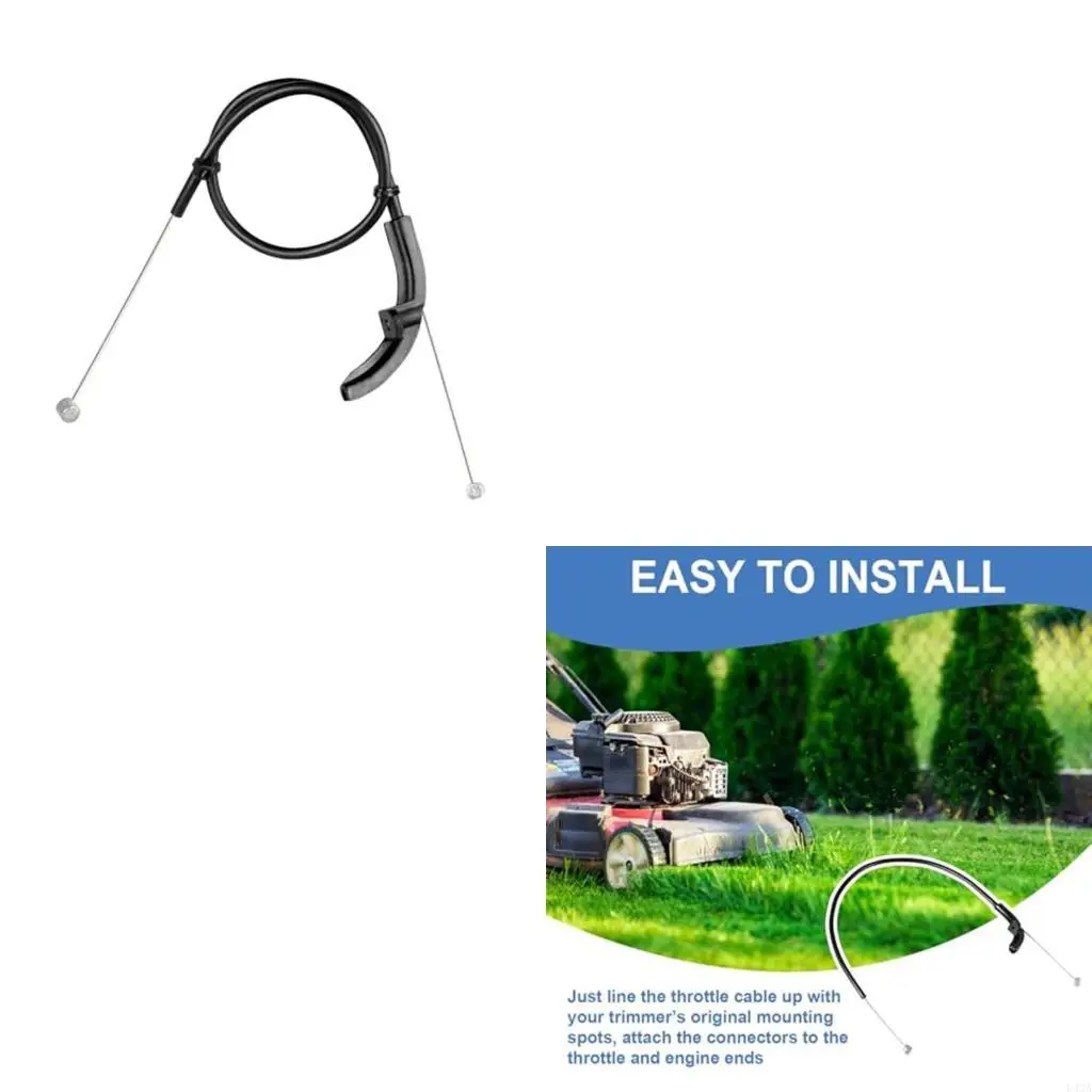 L43A Lawn Mower Throttle Cable High Strength For FS56 FS70 Frequent Gardening Use