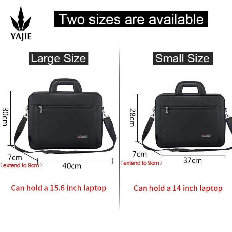 Large Capacity Briefcase Bag Men Business Bag 14 inch 15.6