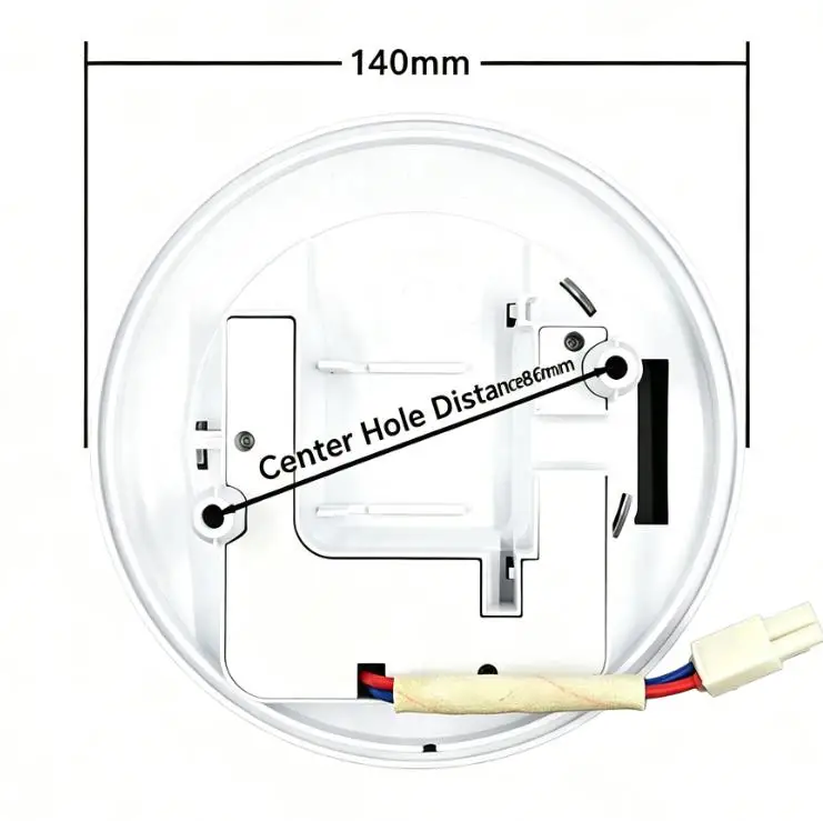 220V 6-LED Round Refrigerator Light Bulb With Knob Replacement Kit For Home Kitchen Fridge Bright Even Illumination Durable=