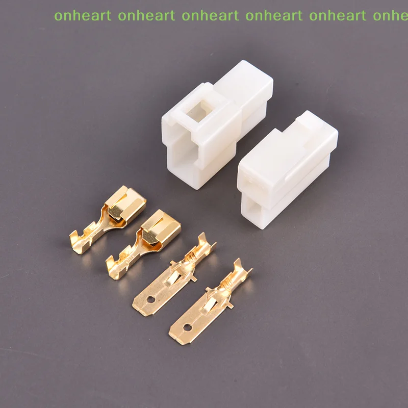 

[C]1Pcs Usual T-Type Power Plug T-Type 2 Pin DC Power Male Female Connector Plug for Vehicular Walkie Talkie